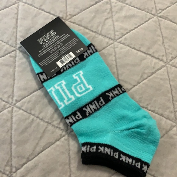 ๐5/$15 PINK Collegiate Collection Crew Socks NEW - Picture 4 of 4